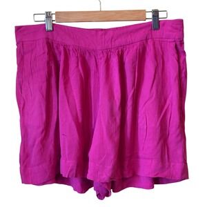 Boden Pull On Shorts Fuchsia, US 12, NWT, flowy, chic, feminine, soft glam
